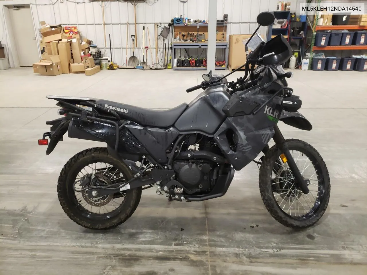 2022 Kawasaki Kl650 H VIN: ML5KLEH12NDA14540 Lot: 79411344