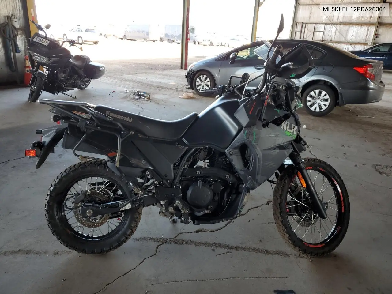 2023 Kawasaki Kl650 H VIN: ML5KLEH12PDA26304 Lot: 59397145