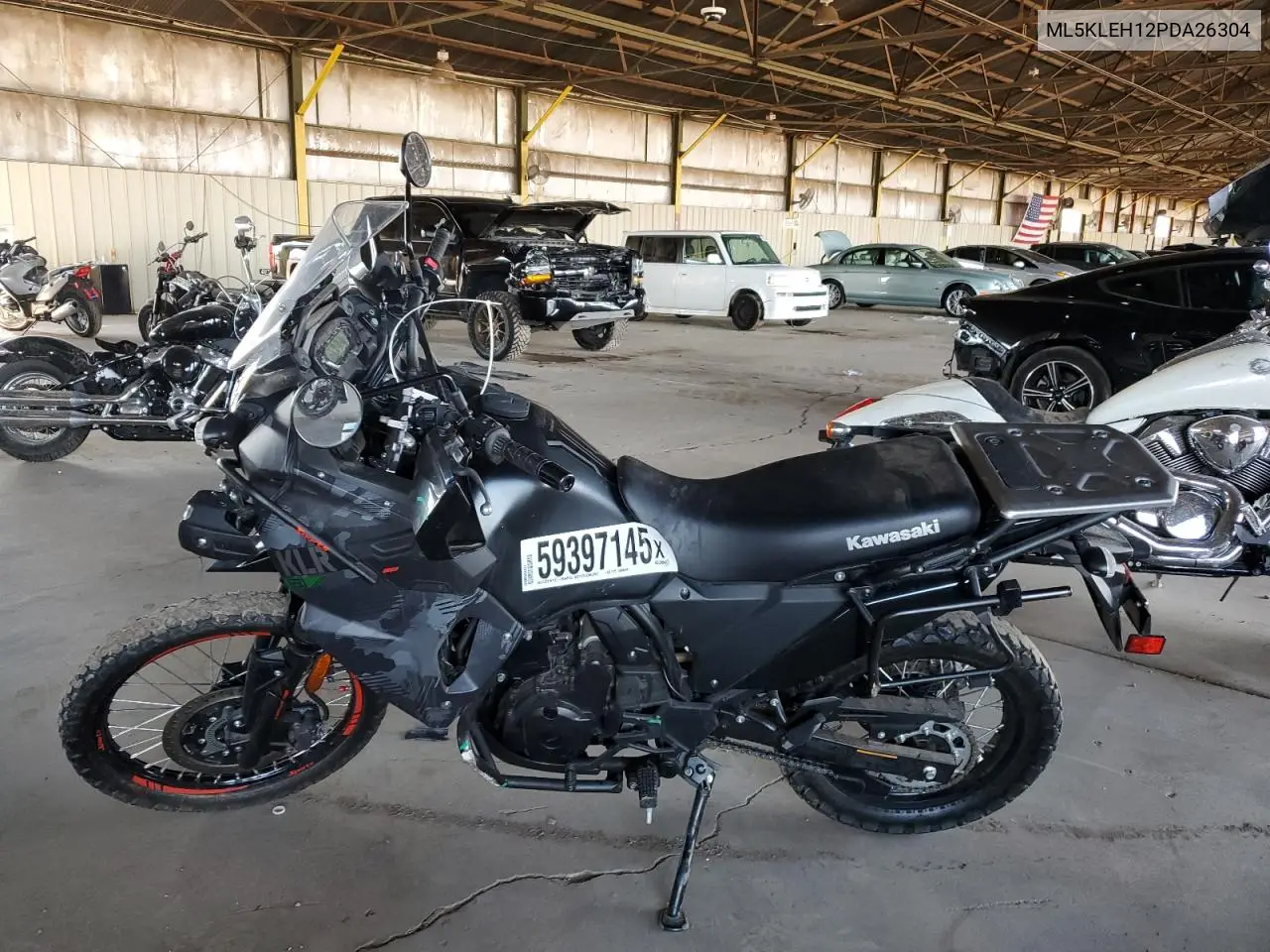 2023 Kawasaki Kl650 H VIN: ML5KLEH12PDA26304 Lot: 59397145
