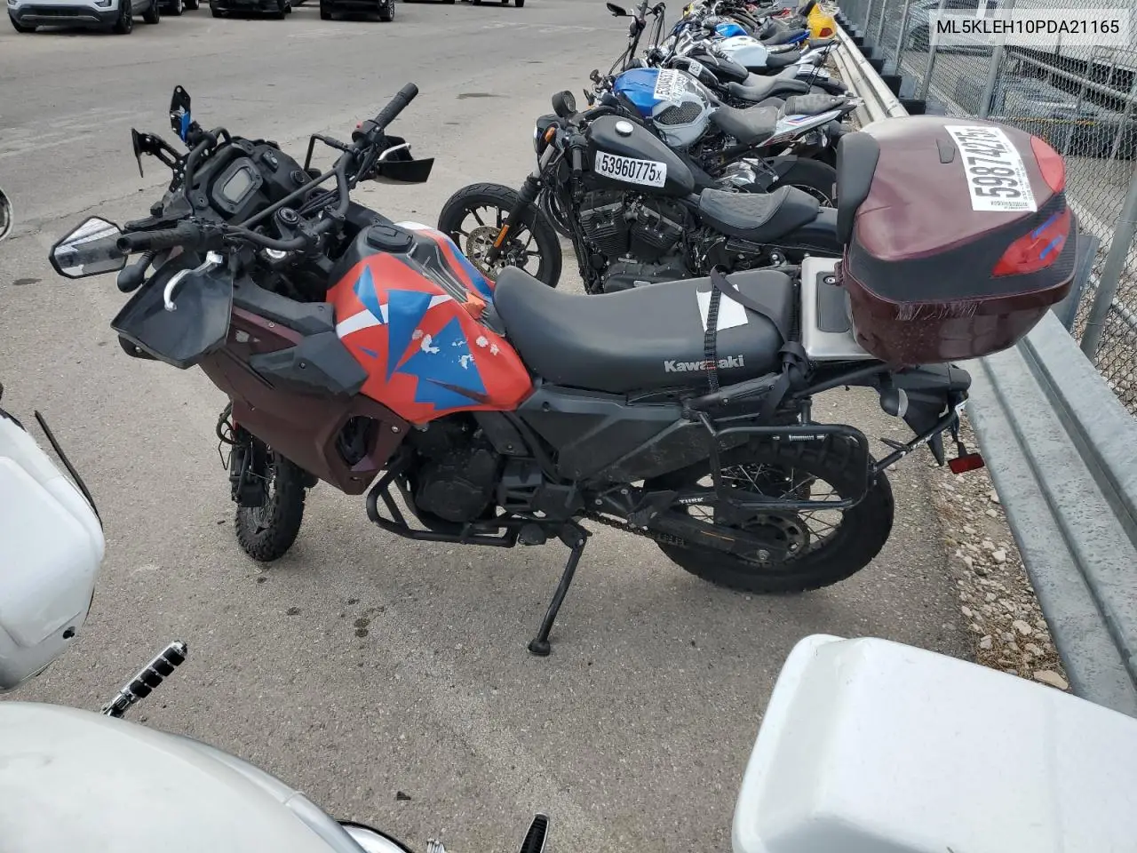 2023 Kawasaki Kl650 H VIN: ML5KLEH10PDA21165 Lot: 59874275