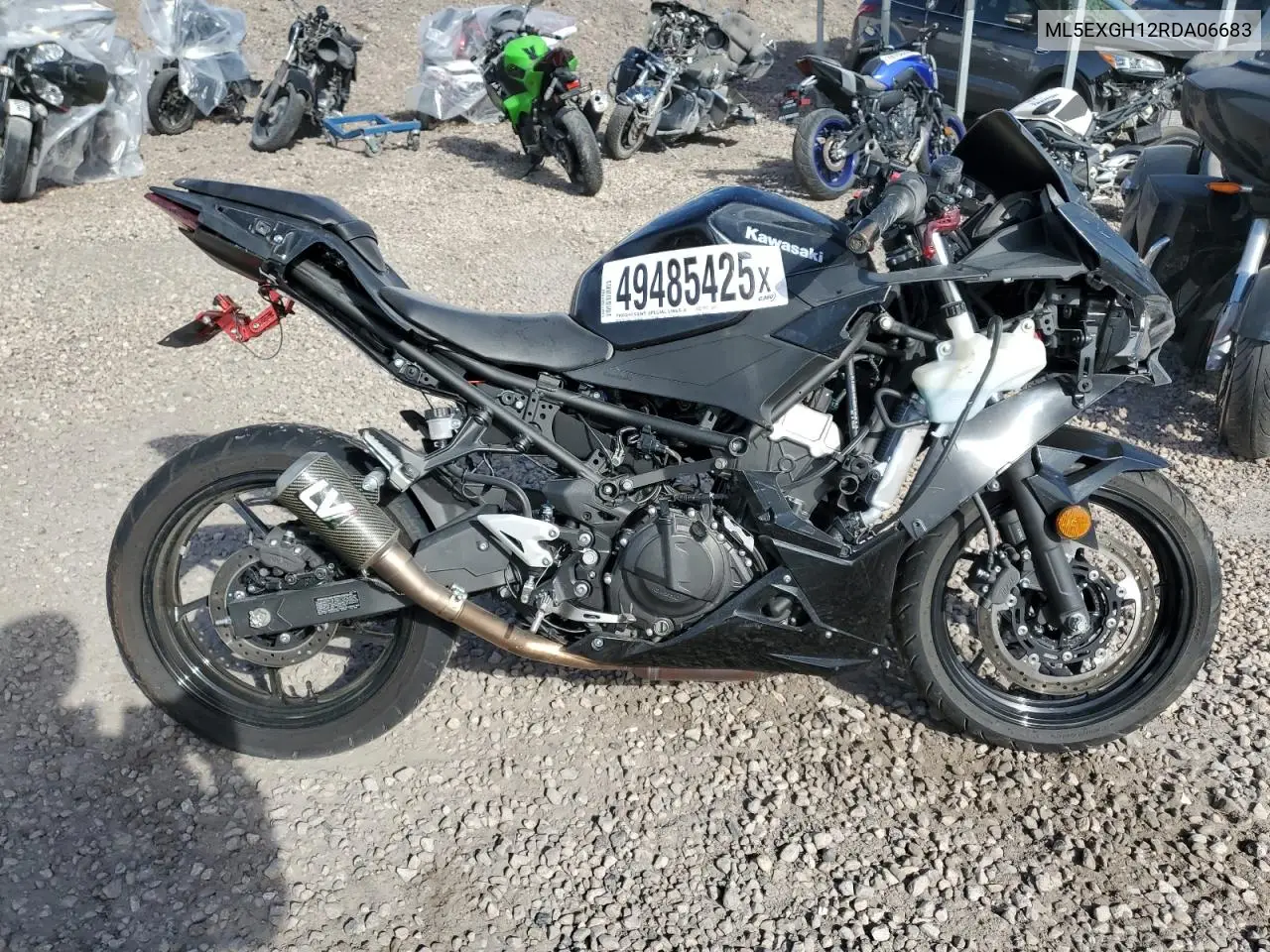 2024 Kawasaki Ex500 H VIN: ML5EXGH12RDA06683 Lot: 49485425