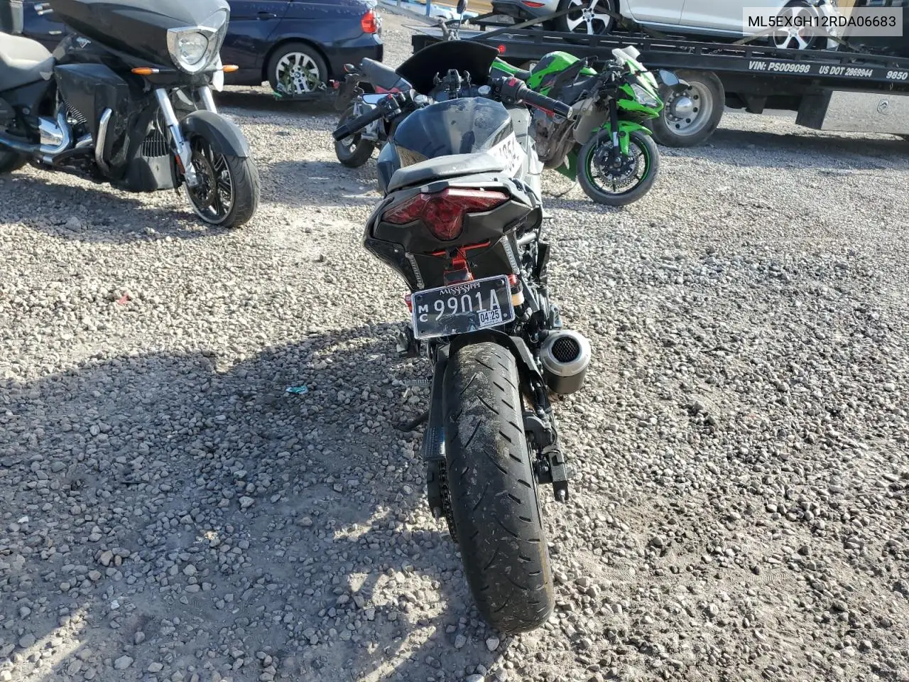 2024 Kawasaki Ex500 H VIN: ML5EXGH12RDA06683 Lot: 49485425