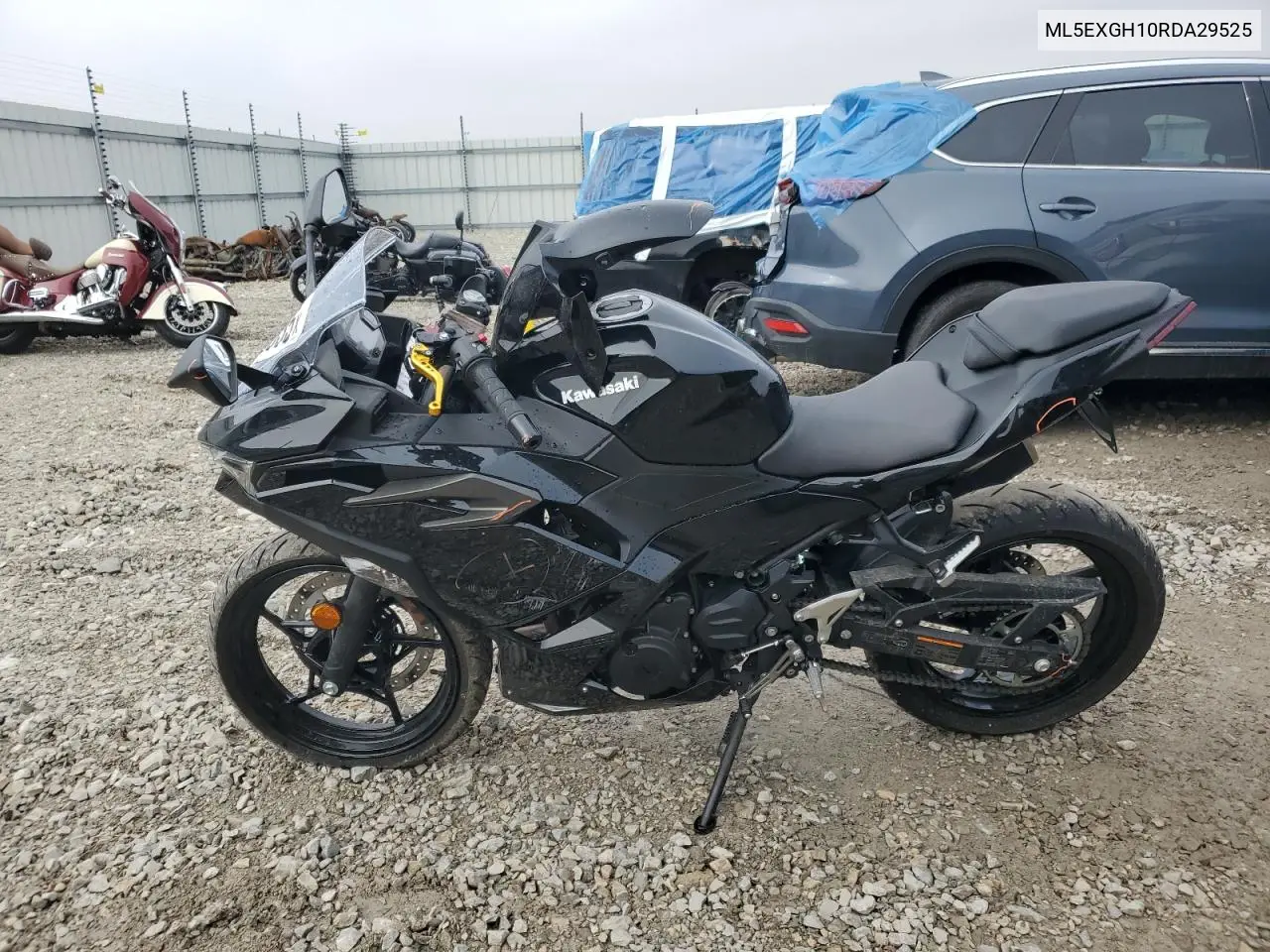 2024 Kawasaki Ex500 H VIN: ML5EXGH10RDA29525 Lot: 50995835