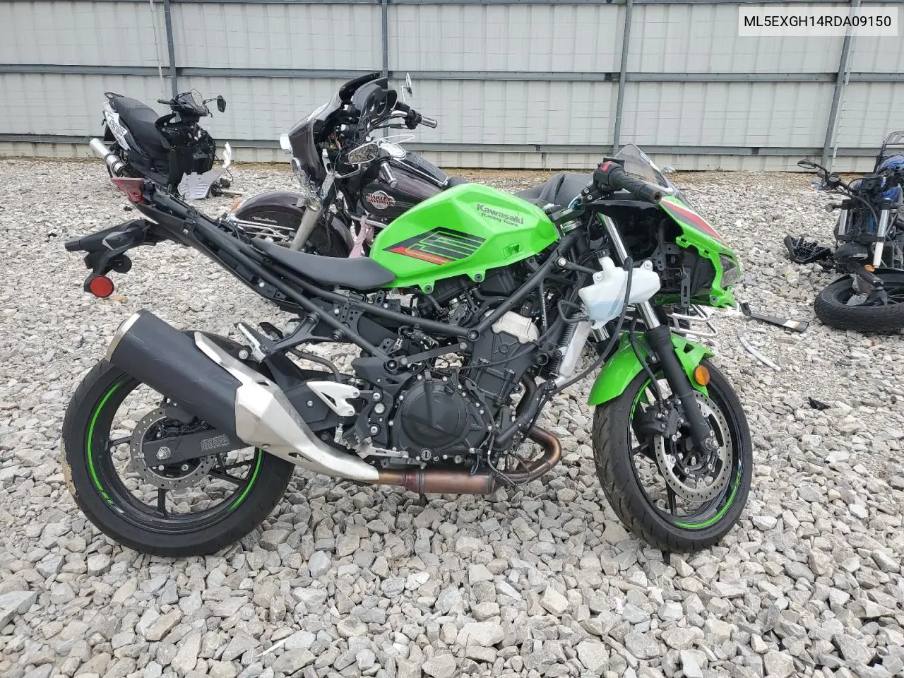 2024 Kawasaki Ex500 H VIN: ML5EXGH14RDA09150 Lot: 51616205