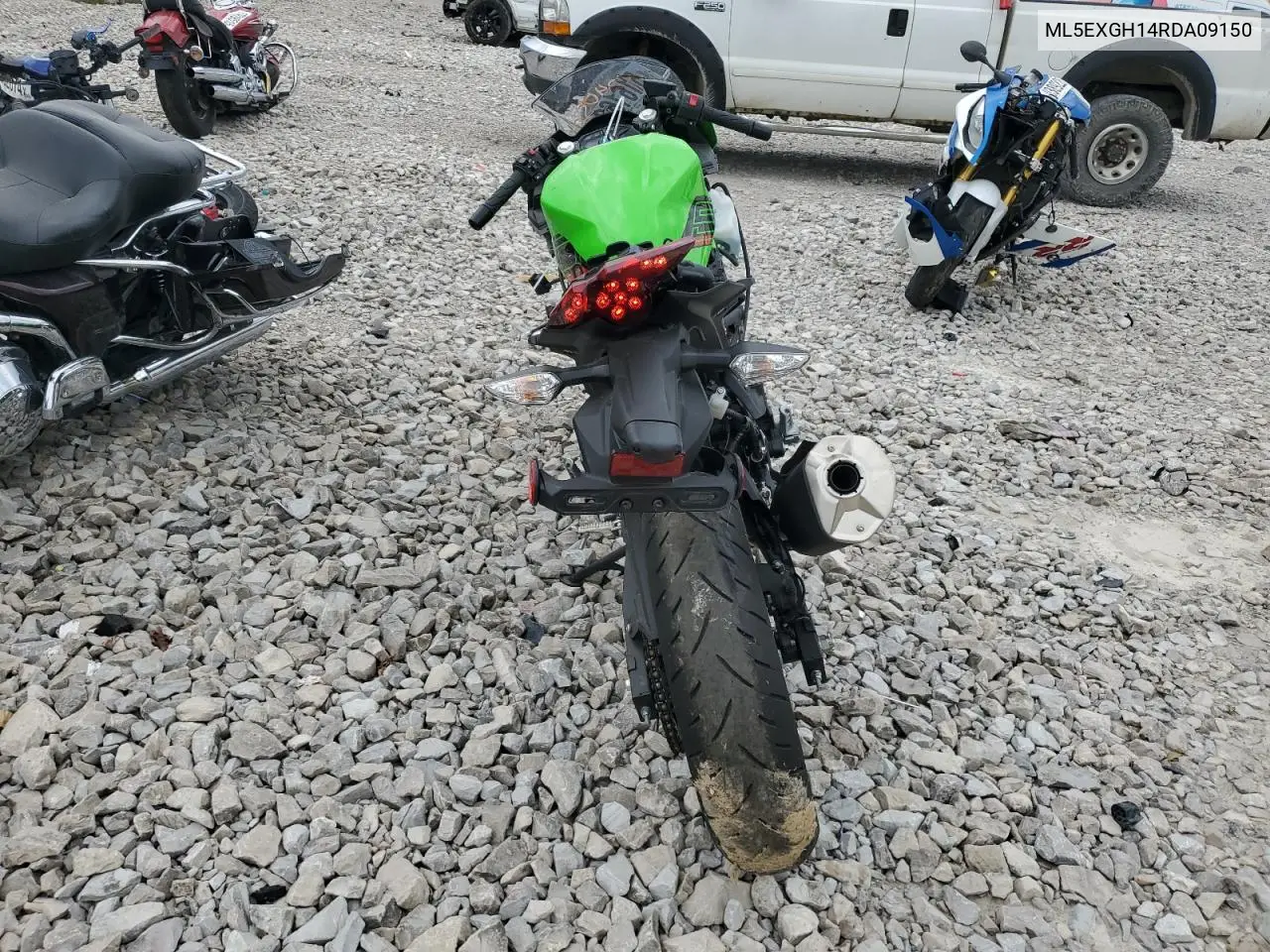 2024 Kawasaki Ex500 H VIN: ML5EXGH14RDA09150 Lot: 51616205