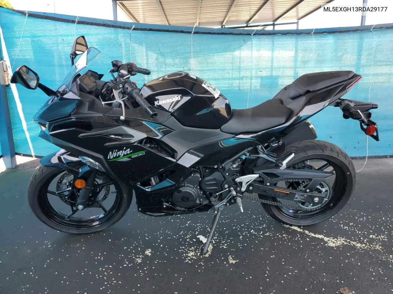2024 Kawasaki Ex500 H VIN: ML5EXGH13RDA29177 Lot: 52588075