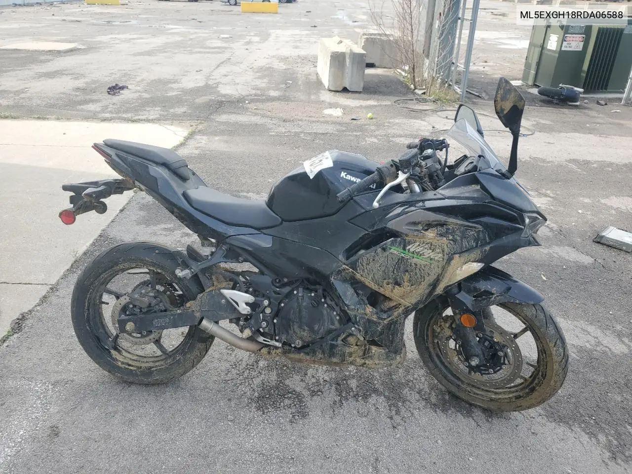 2024 Kawasaki Ex500 H VIN: ML5EXGH18RDA06588 Lot: 54019115