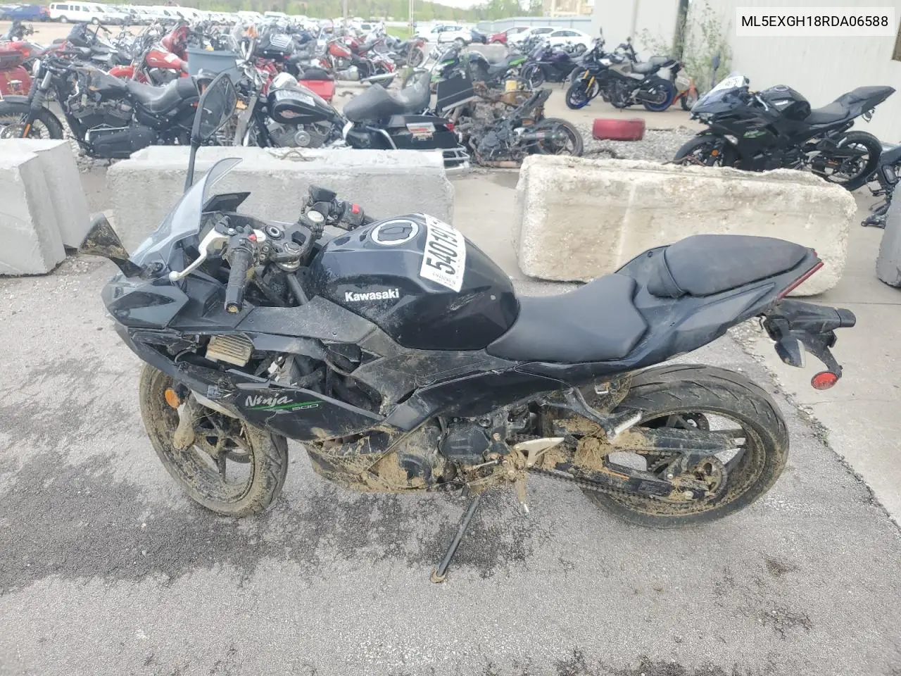 2024 Kawasaki Ex500 H VIN: ML5EXGH18RDA06588 Lot: 54019115