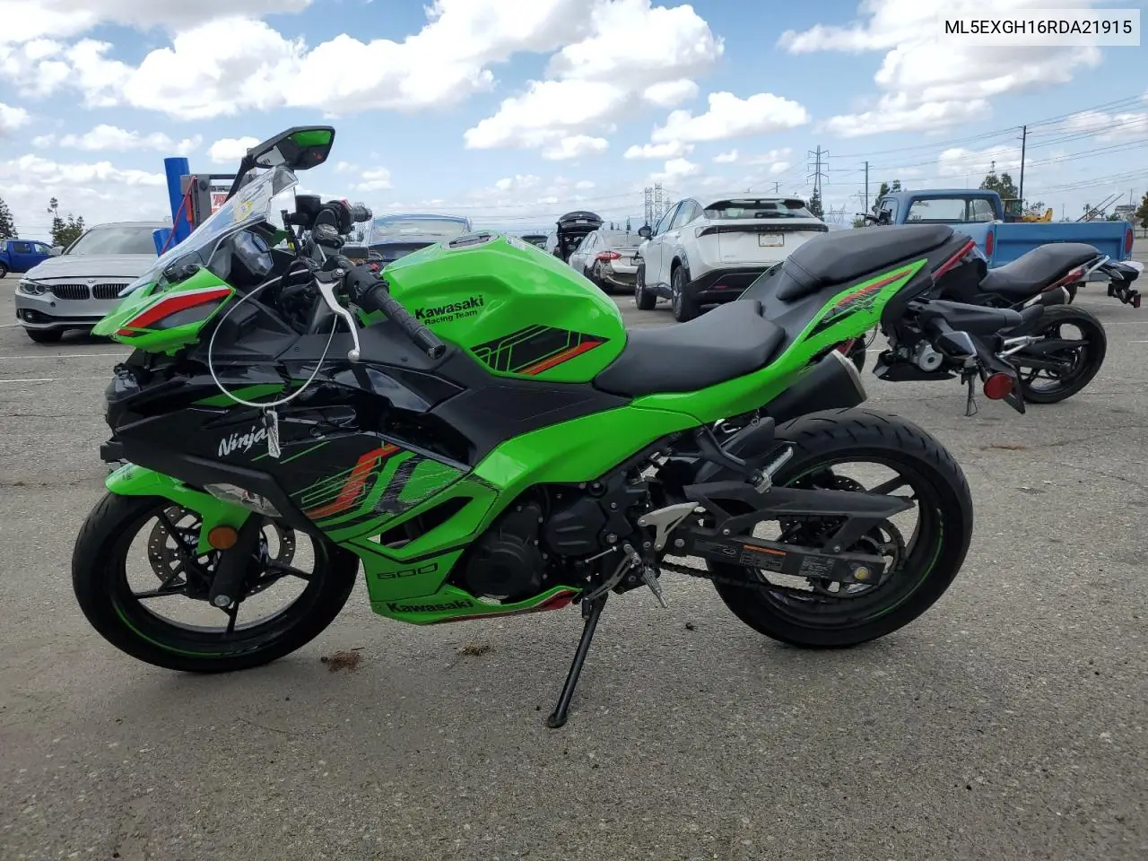 2024 Kawasaki Ex500 H VIN: ML5EXGH16RDA21915 Lot: 56562825