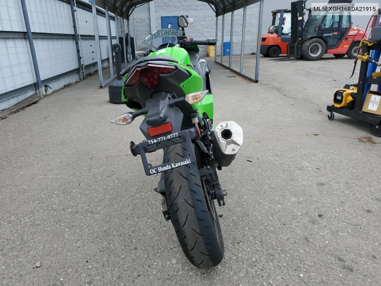 2024 Kawasaki Ex500 H VIN: ML5EXGH16RDA21915 Lot: 56562825
