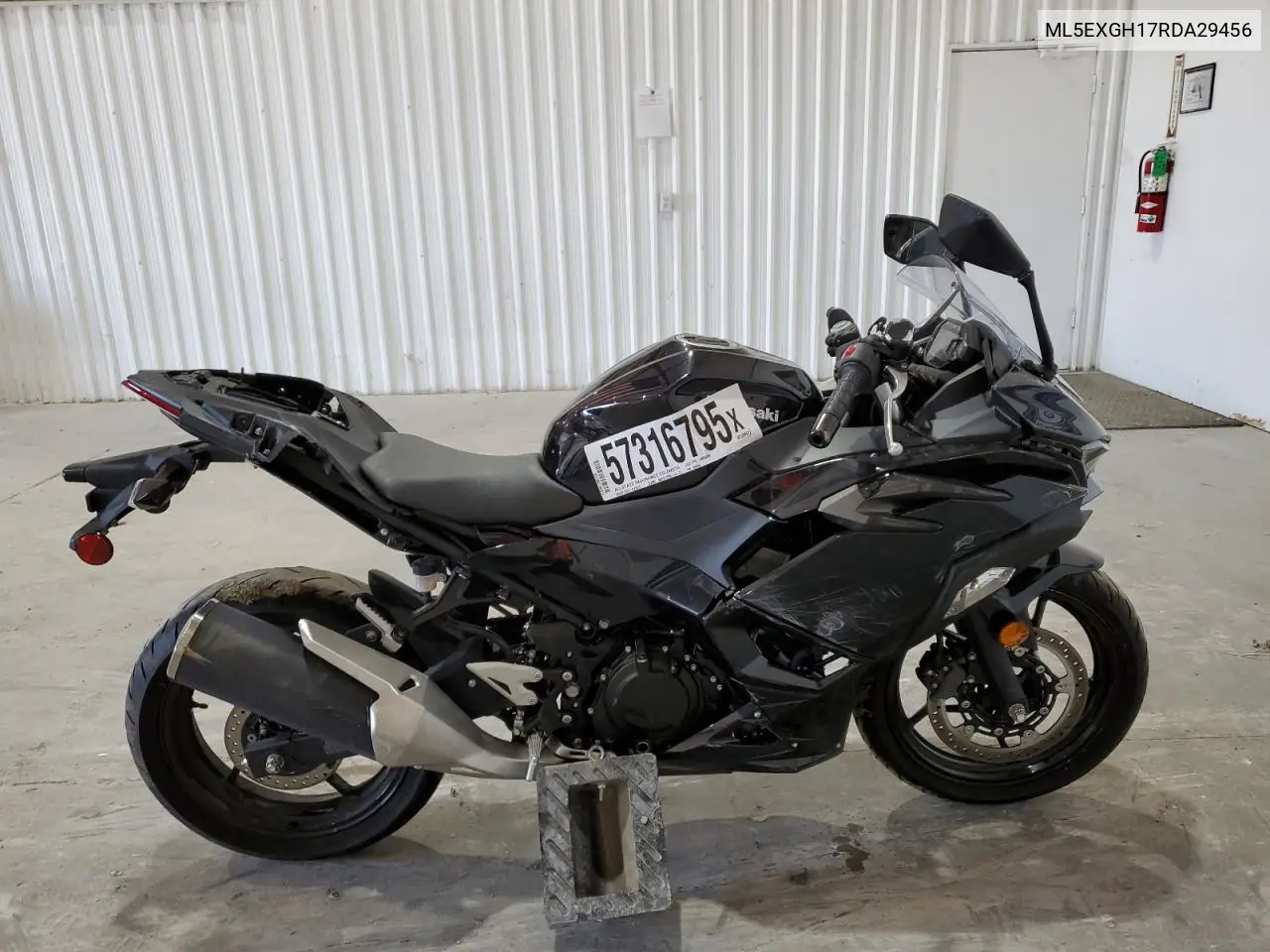 2024 Kawasaki Ex500 H VIN: ML5EXGH17RDA29456 Lot: 57316795