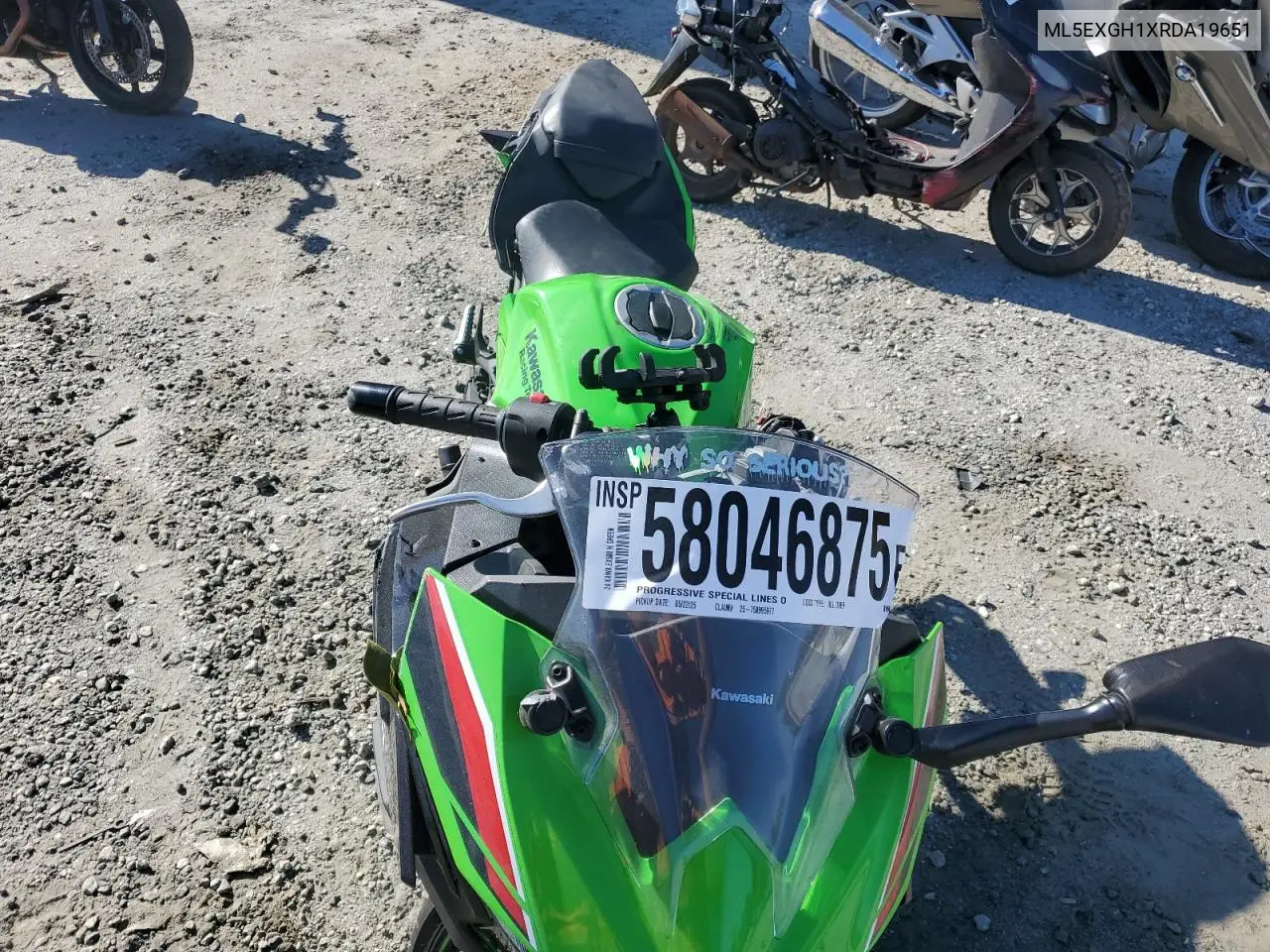 2024 Kawasaki Ex500 H VIN: ML5EXGH1XRDA19651 Lot: 58046875
