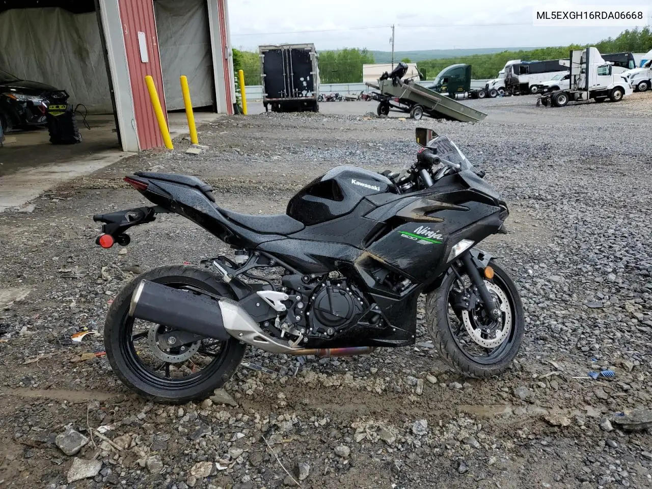 2024 Kawasaki Ex500 H VIN: ML5EXGH16RDA06668 Lot: 59167275