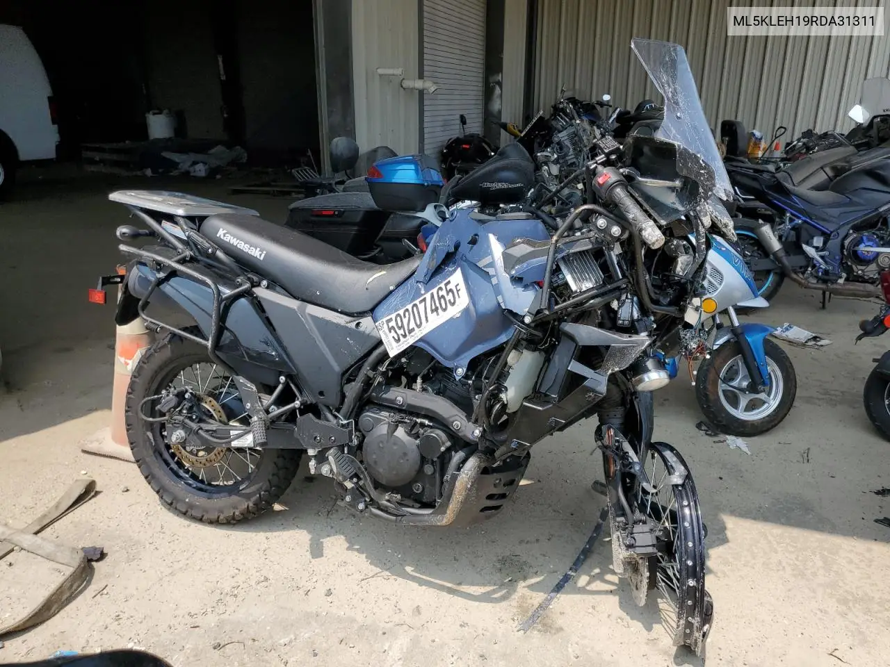 2024 Kawasaki Kl650 H VIN: ML5KLEH19RDA31311 Lot: 59207465