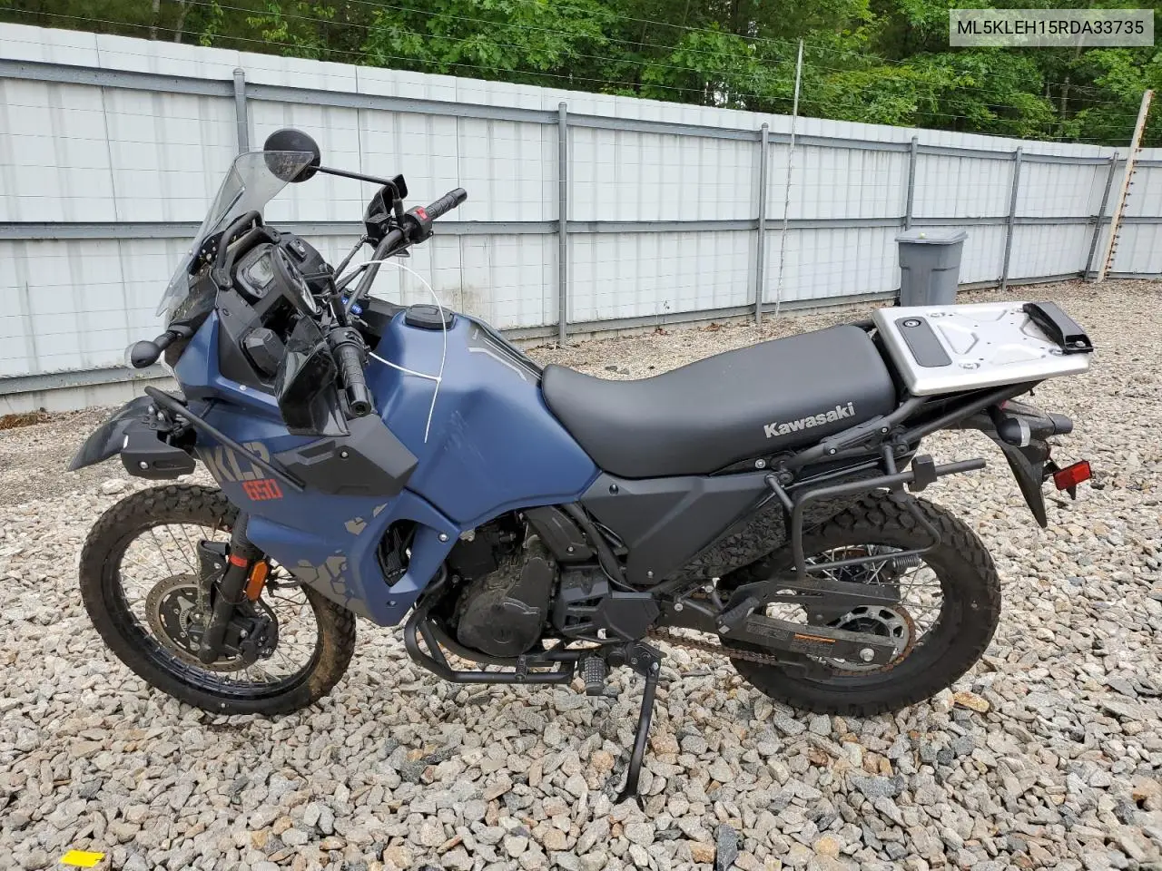 2024 Kawasaki Kl650 H VIN: ML5KLEH15RDA33735 Lot: 59547275