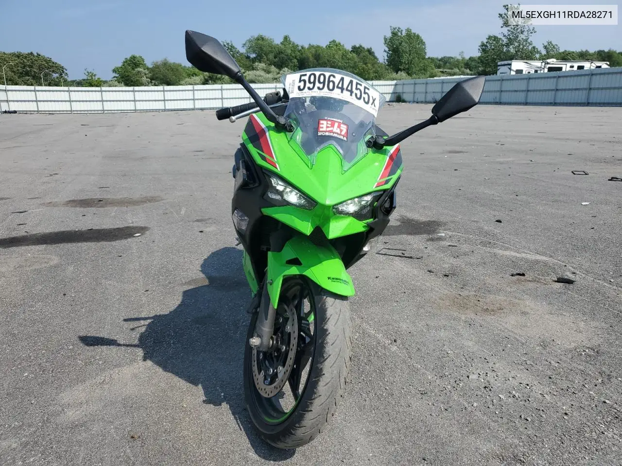 2024 Kawasaki Ex500 H VIN: ML5EXGH11RDA28271 Lot: 59964455