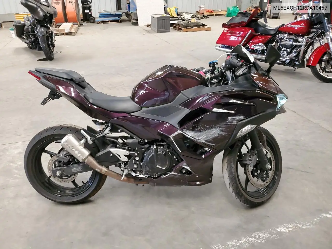 2024 Kawasaki Ex500 H VIN: ML5EXGH12RDA10457 Lot: 60120515