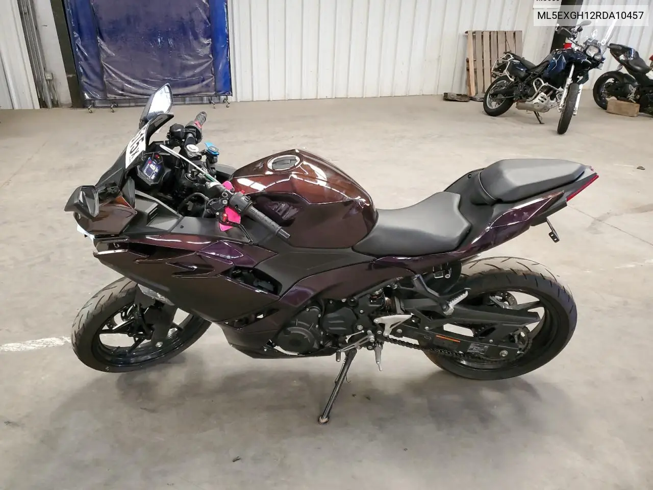 2024 Kawasaki Ex500 H VIN: ML5EXGH12RDA10457 Lot: 60120515