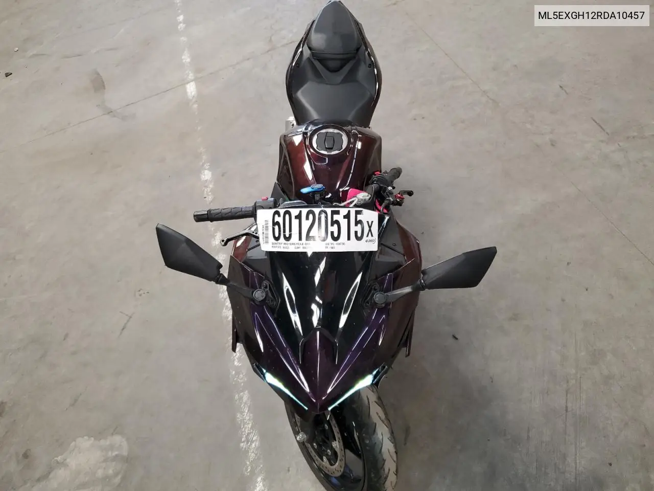 2024 Kawasaki Ex500 H VIN: ML5EXGH12RDA10457 Lot: 60120515