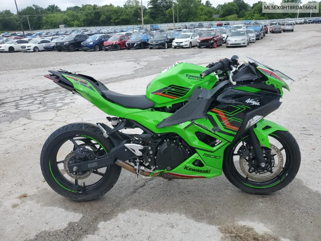2024 Kawasaki Ex500 H VIN: ML5EXGH18RDA16604 Lot: 60214465