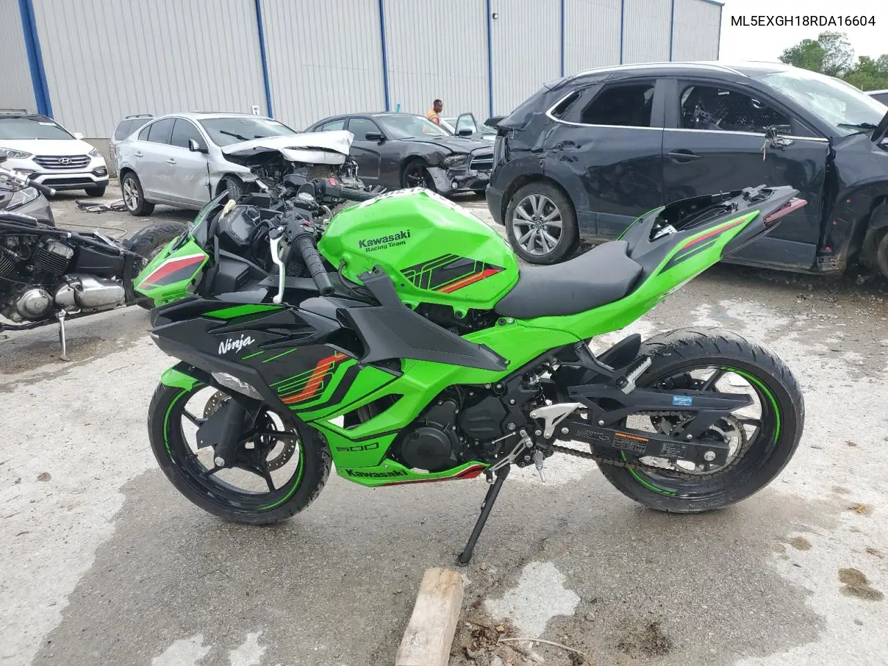 2024 Kawasaki Ex500 H VIN: ML5EXGH18RDA16604 Lot: 60214465