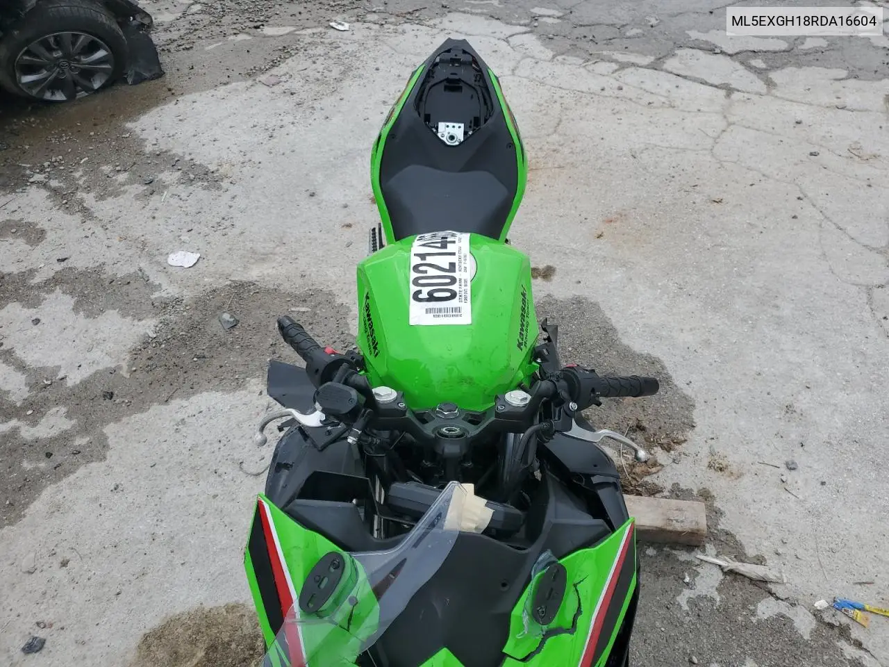 2024 Kawasaki Ex500 H VIN: ML5EXGH18RDA16604 Lot: 60214465