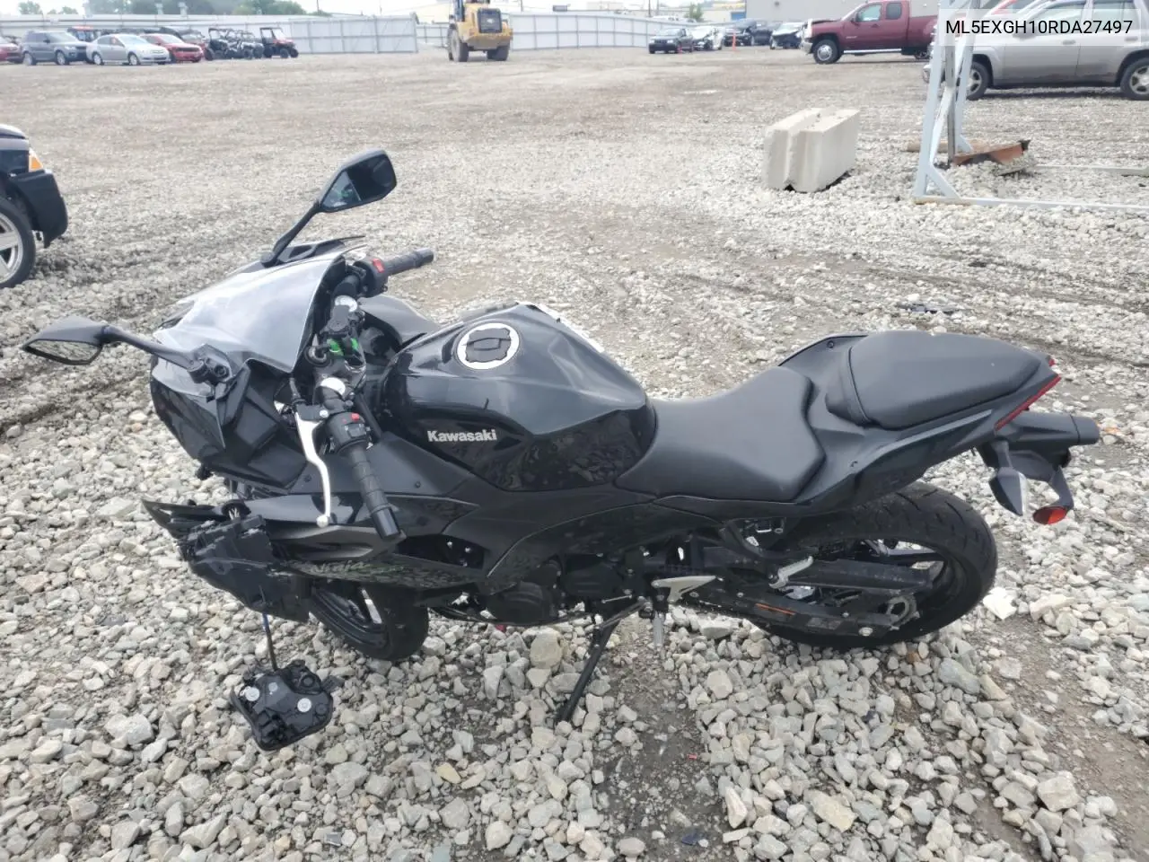2024 Kawasaki Ex500 H VIN: ML5EXGH10RDA27497 Lot: 60313215
