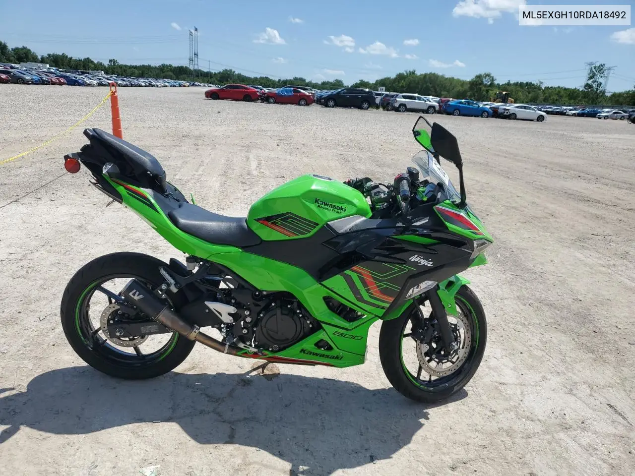 2024 Kawasaki Ex500 H VIN: ML5EXGH10RDA18492 Lot: 62187915
