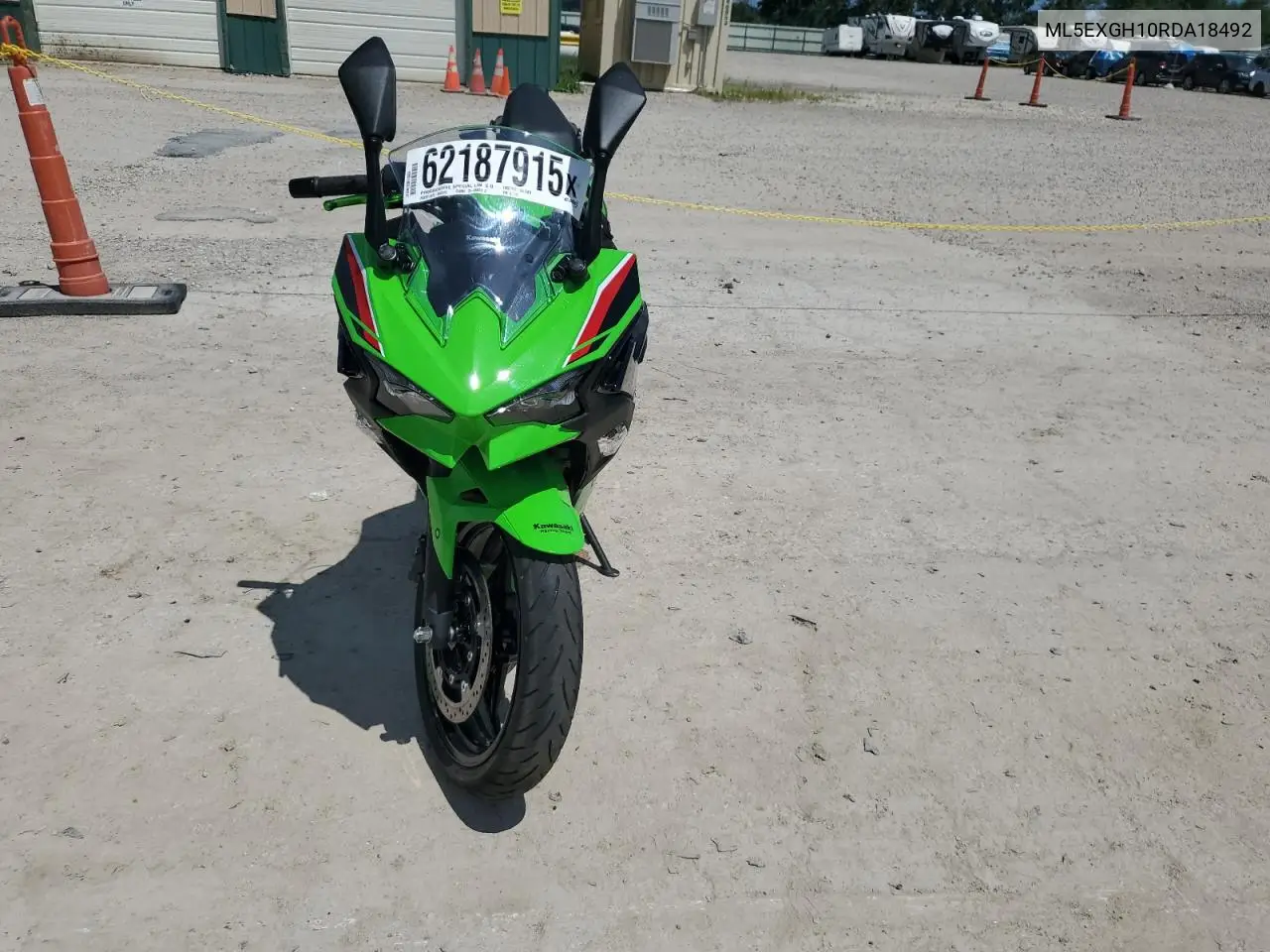 2024 Kawasaki Ex500 H VIN: ML5EXGH10RDA18492 Lot: 62187915