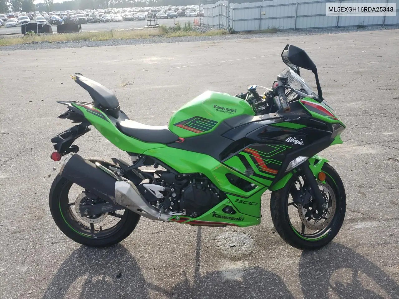 2024 Kawasaki Ex500 H VIN: ML5EXGH16RDA25348 Lot: 64225005