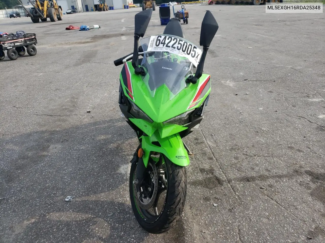 2024 Kawasaki Ex500 H VIN: ML5EXGH16RDA25348 Lot: 64225005