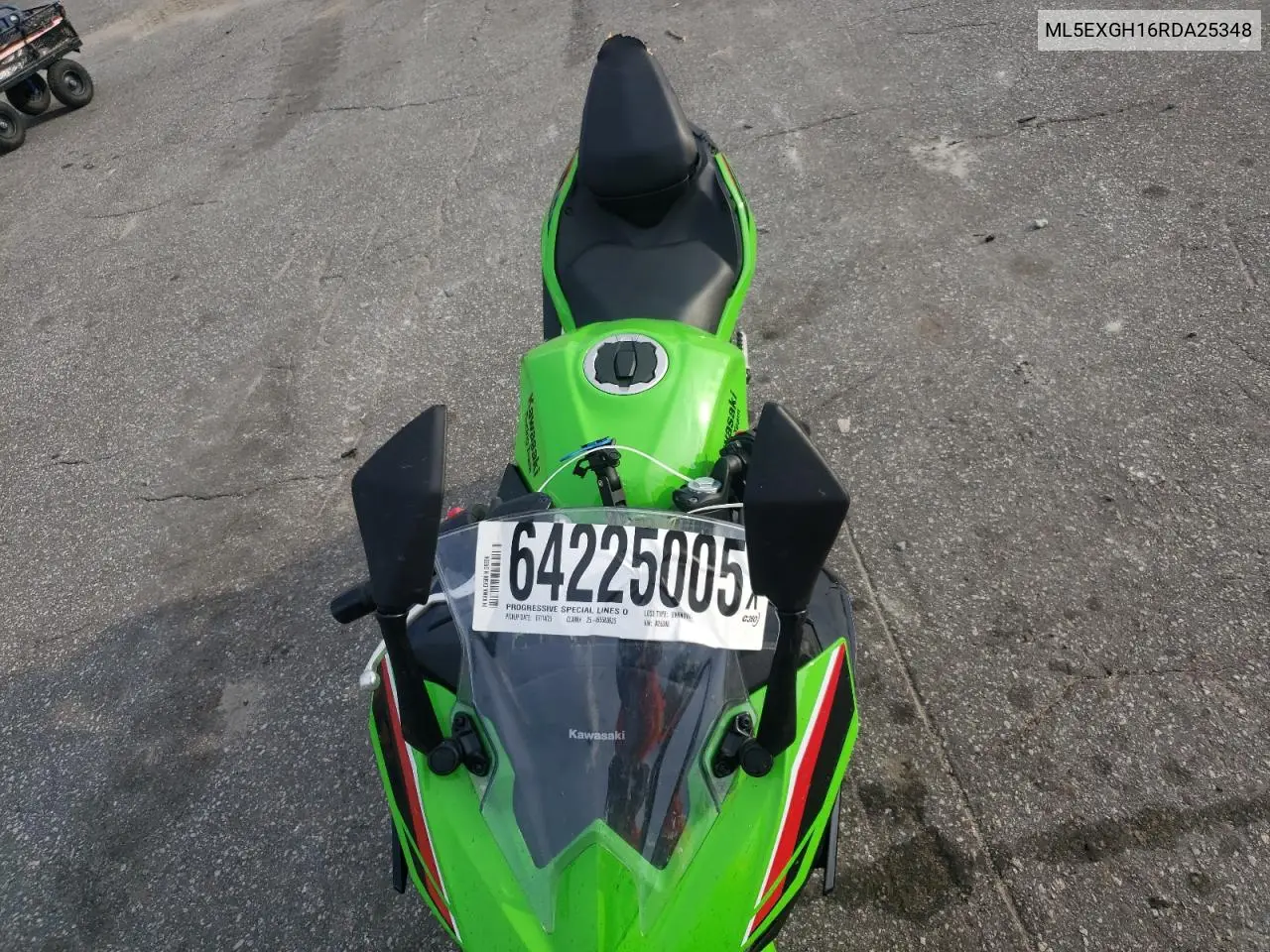 2024 Kawasaki Ex500 H VIN: ML5EXGH16RDA25348 Lot: 64225005