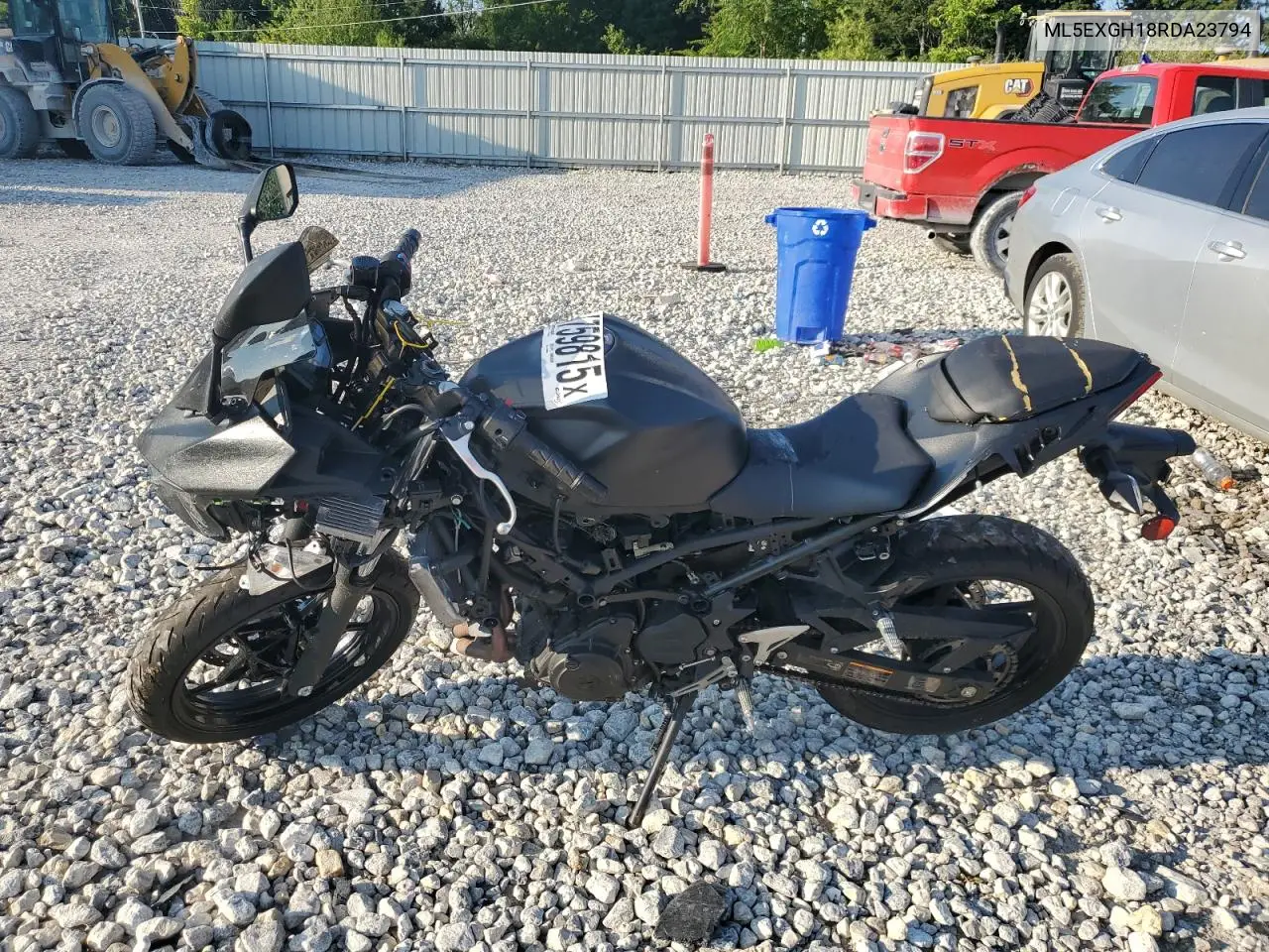 2024 Kawasaki Ex500 H VIN: ML5EXGH18RDA23794 Lot: 64759815