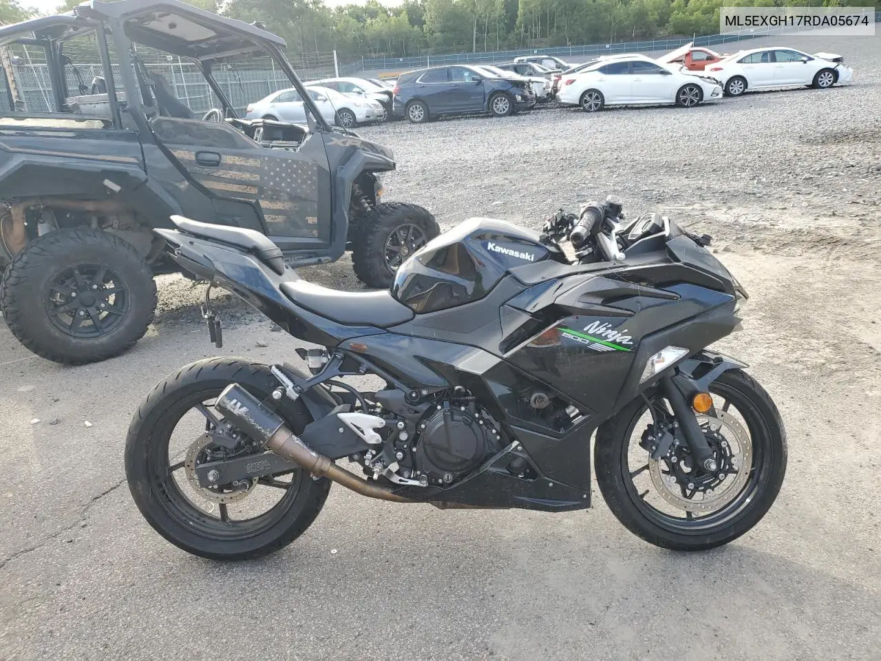 2024 Kawasaki Ex500 H VIN: ML5EXGH17RDA05674 Lot: 65226565