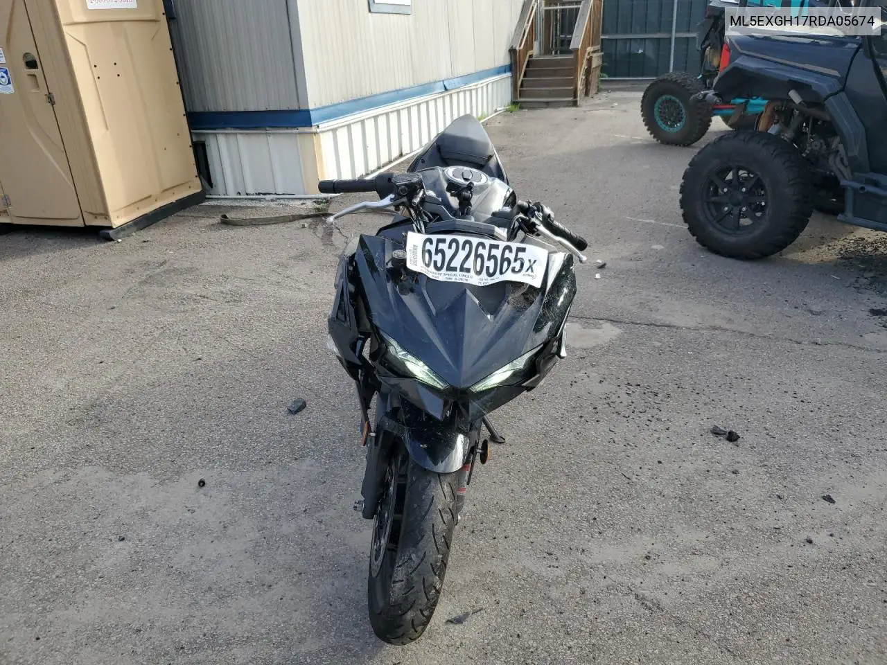 2024 Kawasaki Ex500 H VIN: ML5EXGH17RDA05674 Lot: 65226565