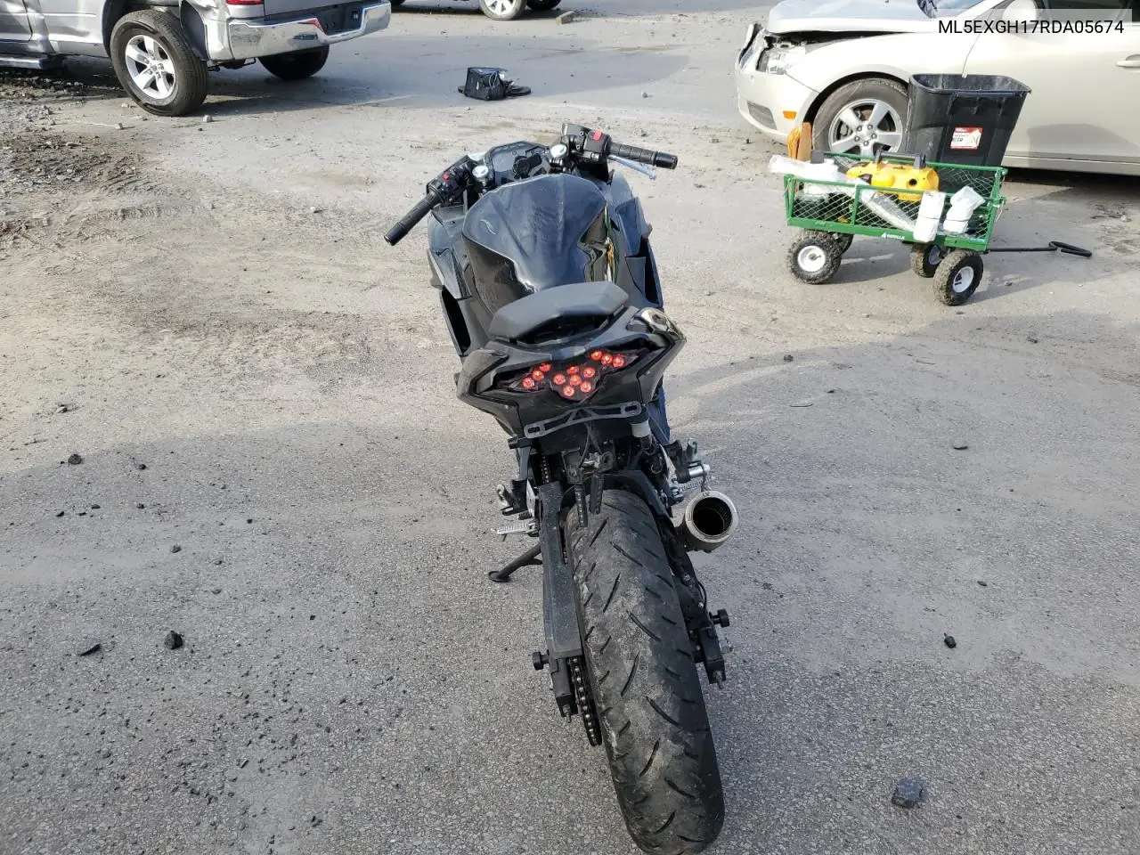 2024 Kawasaki Ex500 H VIN: ML5EXGH17RDA05674 Lot: 65226565