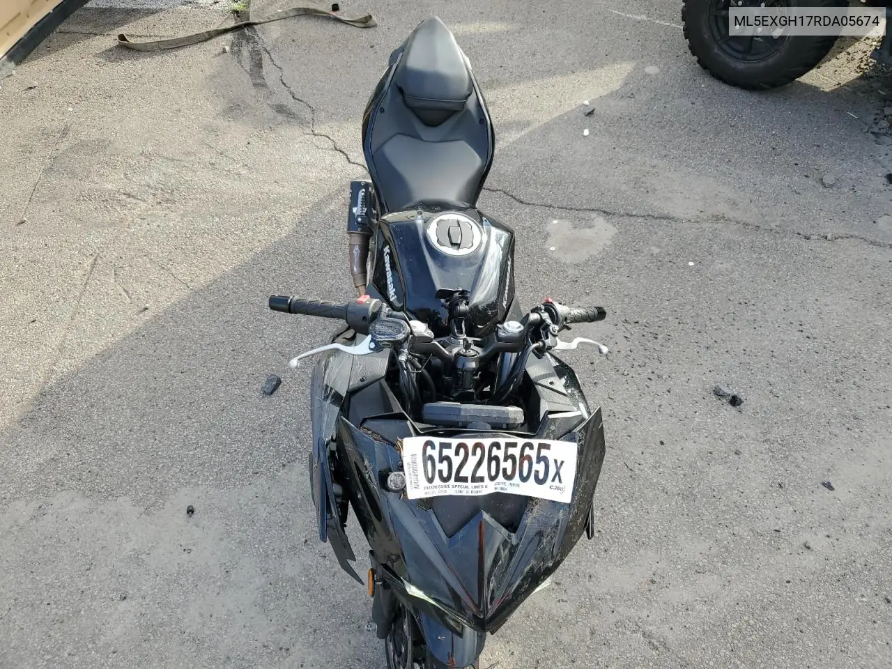 2024 Kawasaki Ex500 H VIN: ML5EXGH17RDA05674 Lot: 65226565