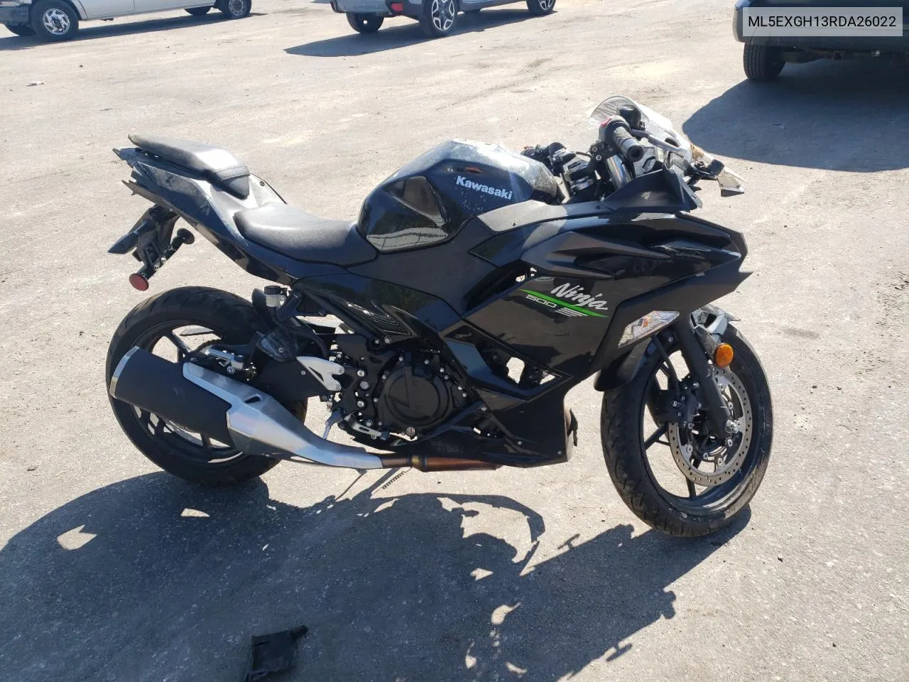 2024 Kawasaki Ex500 H VIN: ML5EXGH13RDA26022 Lot: 77076724