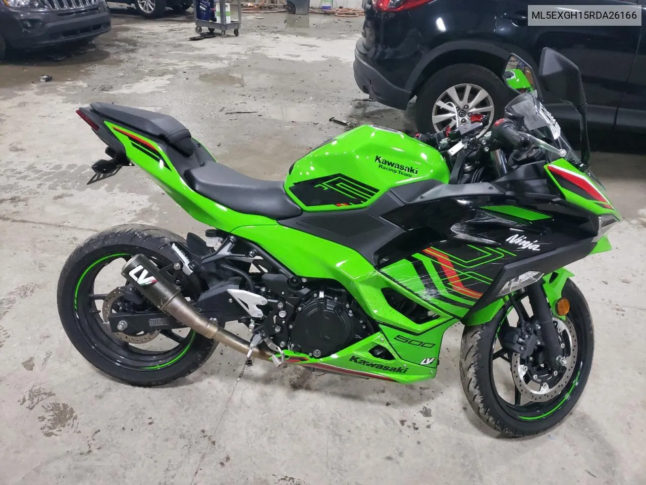2024 Kawasaki Ex500 H VIN: ML5EXGH15RDA26166 Lot: 82860924