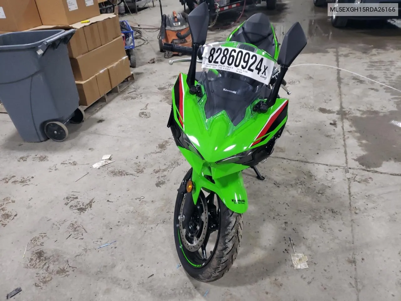 2024 Kawasaki Ex500 H VIN: ML5EXGH15RDA26166 Lot: 82860924