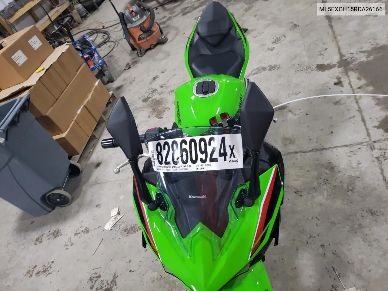 2024 Kawasaki Ex500 H VIN: ML5EXGH15RDA26166 Lot: 82860924