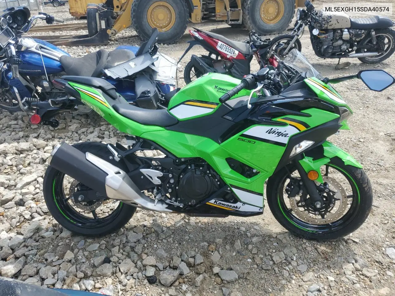 2025 Kawasaki Ex500 H VIN: ML5EXGH15SDA40574 Lot: 55457995