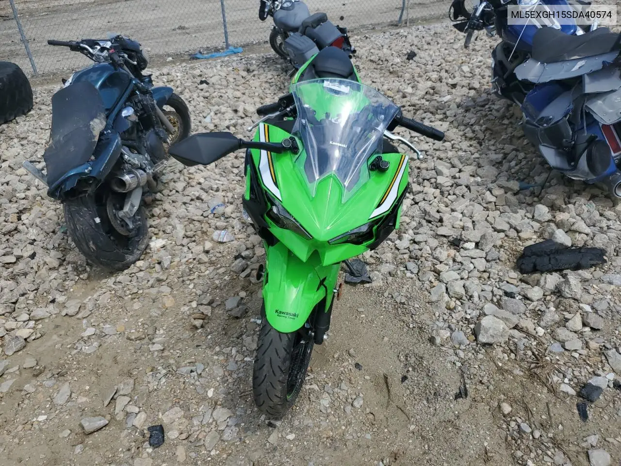 2025 Kawasaki Ex500 H VIN: ML5EXGH15SDA40574 Lot: 55457995