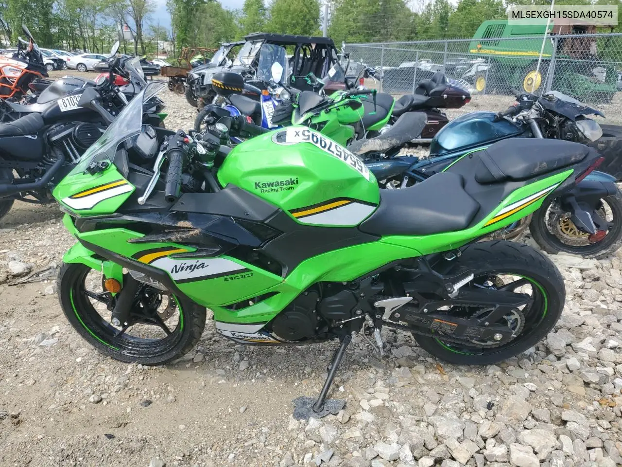 2025 Kawasaki Ex500 H VIN: ML5EXGH15SDA40574 Lot: 55457995