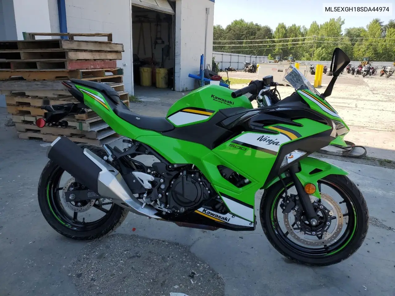 2025 Kawasaki Ex500 H VIN: ML5EXGH18SDA44974 Lot: 59083155