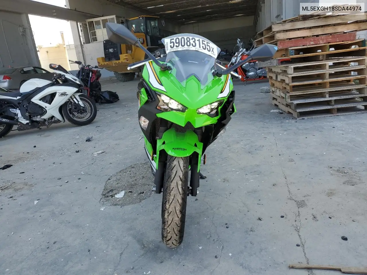 2025 Kawasaki Ex500 H VIN: ML5EXGH18SDA44974 Lot: 59083155