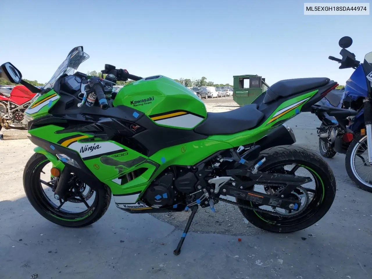 2025 Kawasaki Ex500 H VIN: ML5EXGH18SDA44974 Lot: 59083155