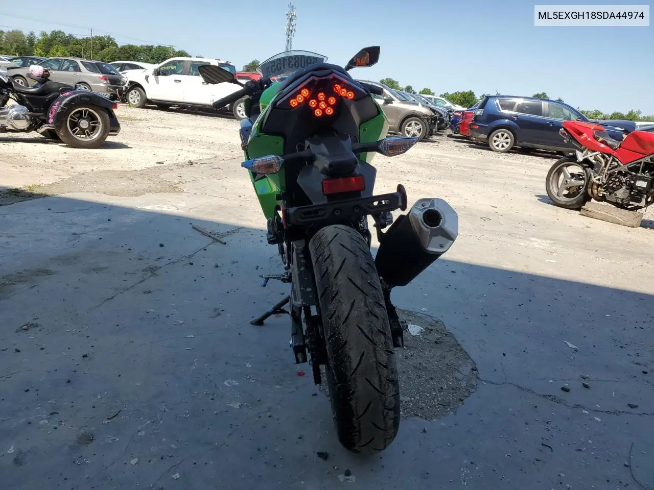 2025 Kawasaki Ex500 H VIN: ML5EXGH18SDA44974 Lot: 59083155