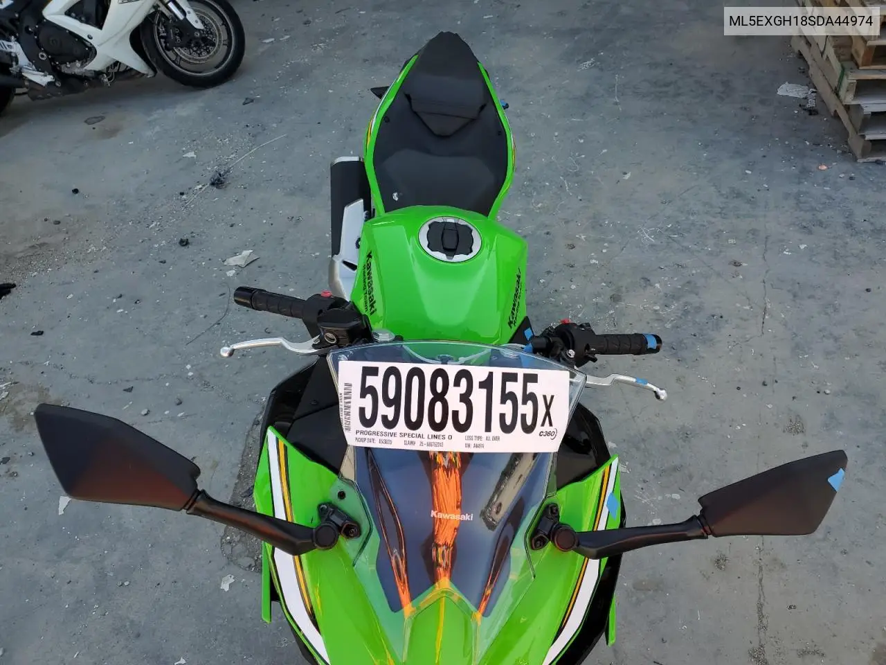 2025 Kawasaki Ex500 H VIN: ML5EXGH18SDA44974 Lot: 59083155
