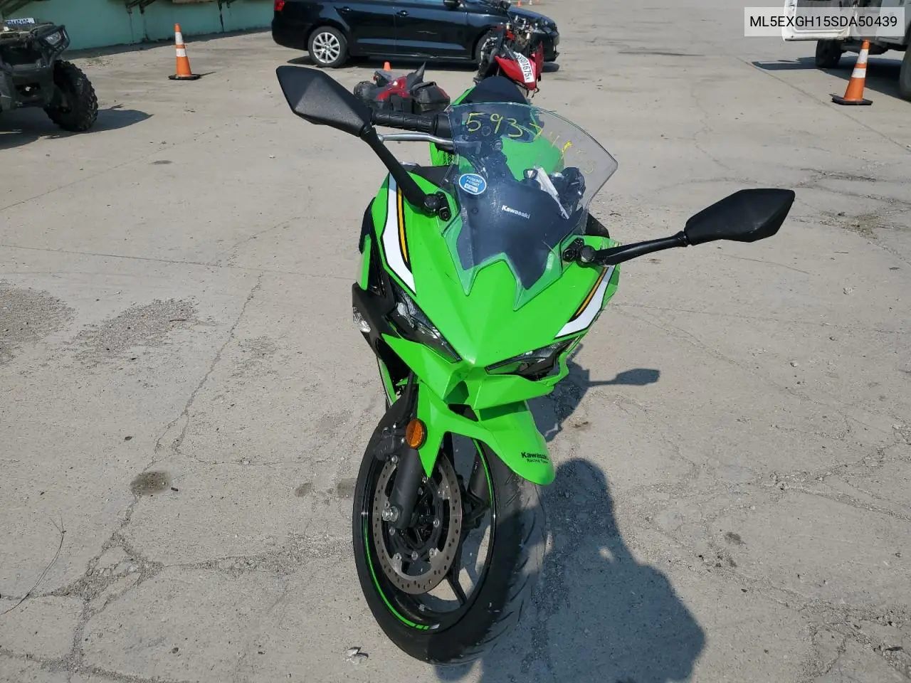 2025 Kawasaki Ex500 H VIN: ML5EXGH15SDA50439 Lot: 59374155